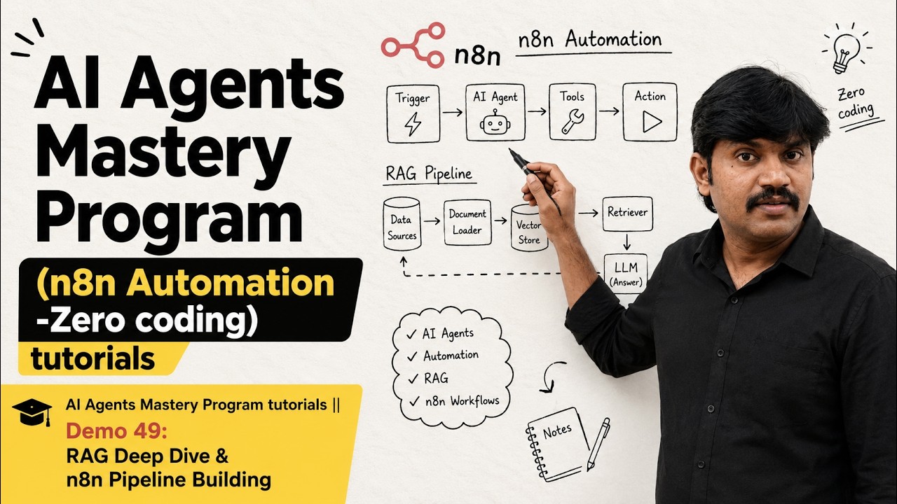 AI Agents Mastery Program tutorials || Demo - 49 || by Mr. DURGA Sir On 12-05-2026 @7PM (IST)