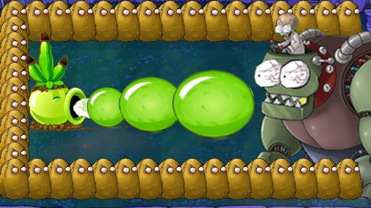 PVZ PC Fusion Challenge!! Mega Gatling Pea VS Dr. Zomboss | PVZ 2 #9 ...