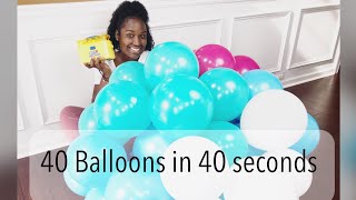 Bunch O Balloons Self Sealing Balloons | Review | Shocking Results |Blow 40 balloons in 40 seconds