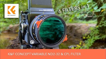 K&F Concept Variable ND2 - 32 en CPL filter review | 6 filters in 1