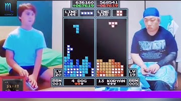 Chung kết xếp hình thế giới 2020. Khi hai cao thủ gặp nhau.テトリスワールド.lqbyoutube