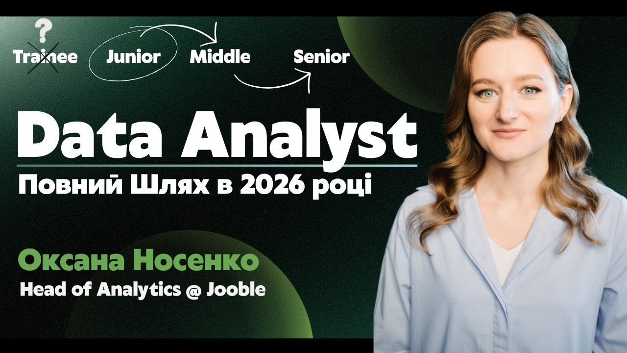 Епізод 10 | Про Шлях Аналітиків даних з Оксаною Носенко