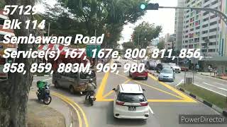 SMRT Bus Service 883M Hyperlapse (Loop)
