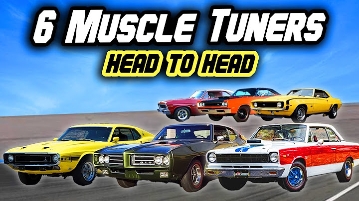 What's the fastest 1969 tuner? SUPER MUSCLE CAR SHOOTOUT!