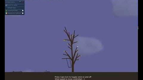 Algodoo wind simulation