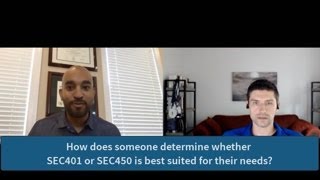 John Hubbard - How to determine whether SEC401 or SEC450 is best?