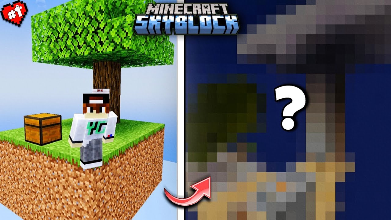 I Survived 100 Days In Minecraft Skyblock!