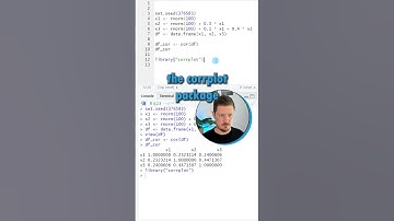 Correlation Visualization Trick in R #rstats #datascience #dataviz #correlation