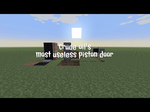 Minecraft | most useless piston door ever
