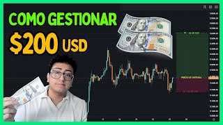 COMO hacer trading 📈 con poco capital, $200 usd 👉 QUANTFURY y como gestionar $200 capital pequeño🤯📈