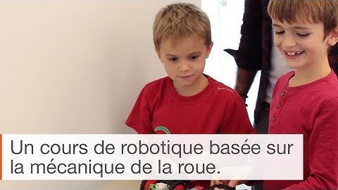 La roue en robotique - cursus Algora 6/9 ans