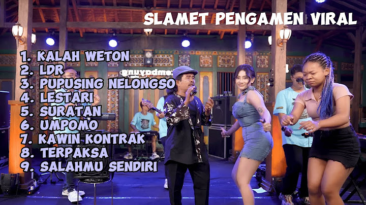 SLAMET PENGAMEN VIRAL SALAHMU SENDIRI UMPOMO KALAH WETON