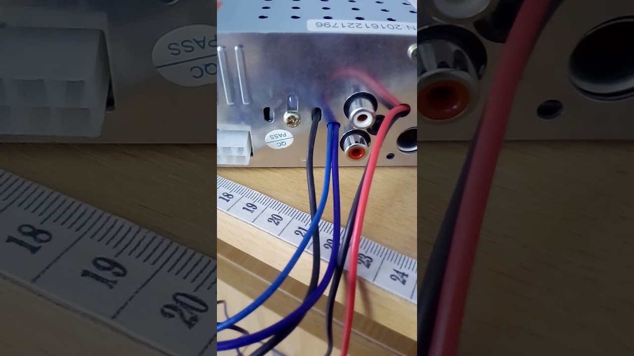 Как подключить провода к китайской автомагнитоле Kenwood KDC-285E провода без разема