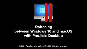 How to Switch Between macOS and Windows 10 - Window Mode