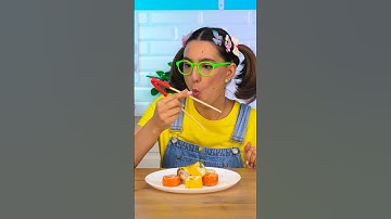 🥢 Mom’s Trick! SUSHI CHOPSTICKS Made EASY! 🍣 #shorts #funny