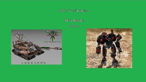 C&C 3 The Forgotten upgrade Longhorn versus upgrade Avatar