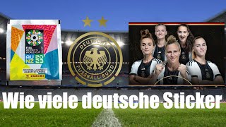 Wie viele deutsche Sticker in 20 Packs?|PANINI FIFA WOMENS WORLD CUP 2023 Stickertüten Unboxing?