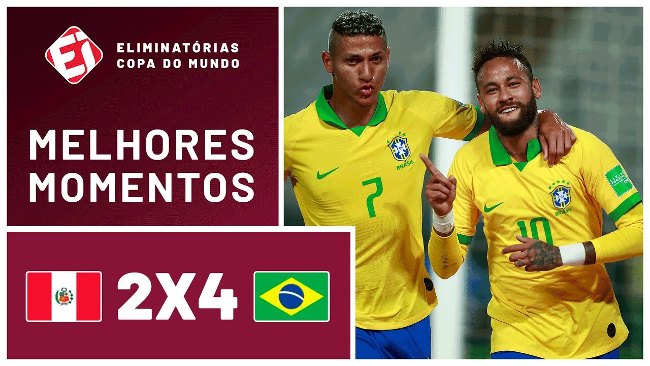 SHOW DE NEYMAR! BRASIL VENCE O PERU NAS ELIMINATÓRIAS DA COPA – MELHORES MOMENTOS (13/10/2020)