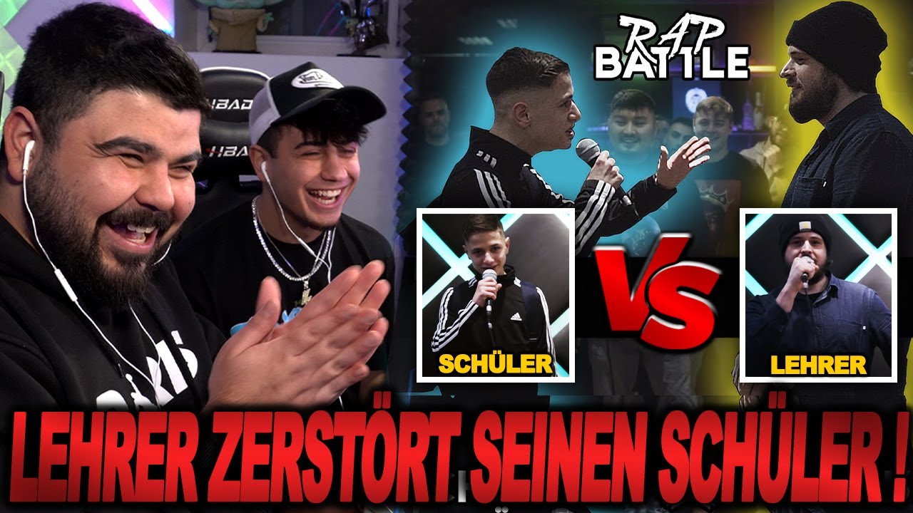 DIESE LINES SIND HART ! 🤯😂 SCHÜLER vs. LEHRER (RAPBATTLE) Reaction