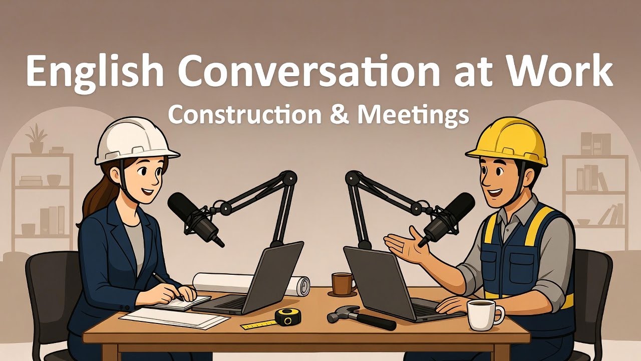 English Conversation at Workplace | Real English Speaking Practice (A2–B1)