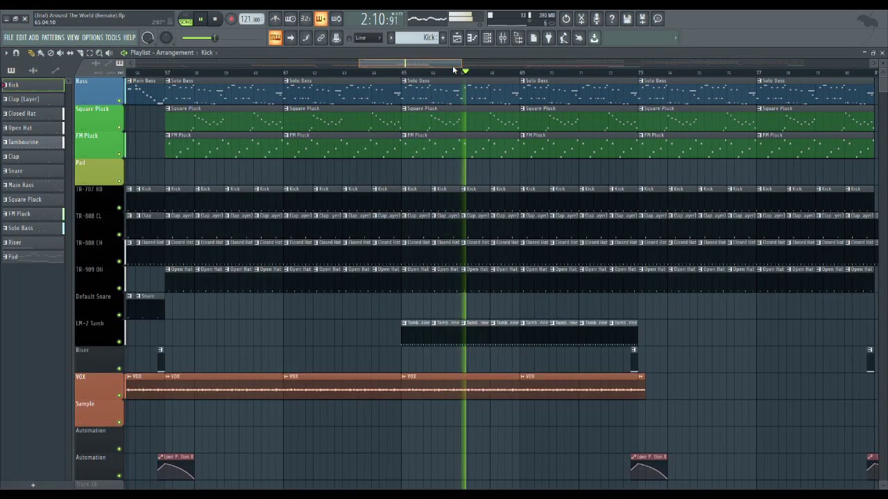 FL Studio | Daft Punk - Around The World, But Something Isn't Quite Right | Remake