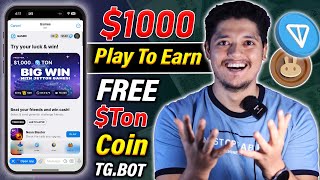 Free $1000 $Ton Coin   Gamee Telegram BOT Crypto Play To Earn Games Without Investment 2024