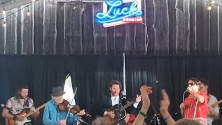 The Texas Gentlemen and Matthew Logan Vasquez, "Amarillo Highway" at Luck Reunion, 3/14/24