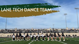 Lane Tech Dance Team collaboration with Majorettes, Cheer, and Flags 2021