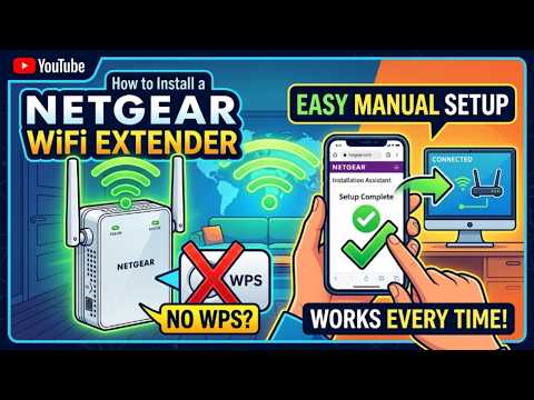 How to Install a NETGEAR WiFi Extender Without Using WPS