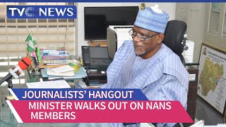 (WATCH VIDEO) Minister Walks Out On NANS Members Protesting ASUU strike