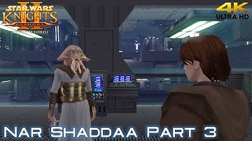 Star Wars Knights of the Old Republic 2 Restored Content Nar Shaddaa Part 3 Walkthrough (4K)