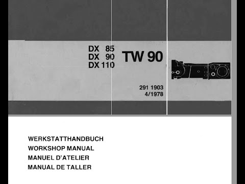 Deutz Fahr DX85 DX90 DX110 TW 90 Gearbox  - Workshop Manual