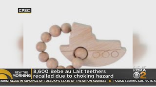 8,000+ Baby Teethers Recalled