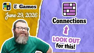Wyna loves doing this | NYT Connections June 29, 2026