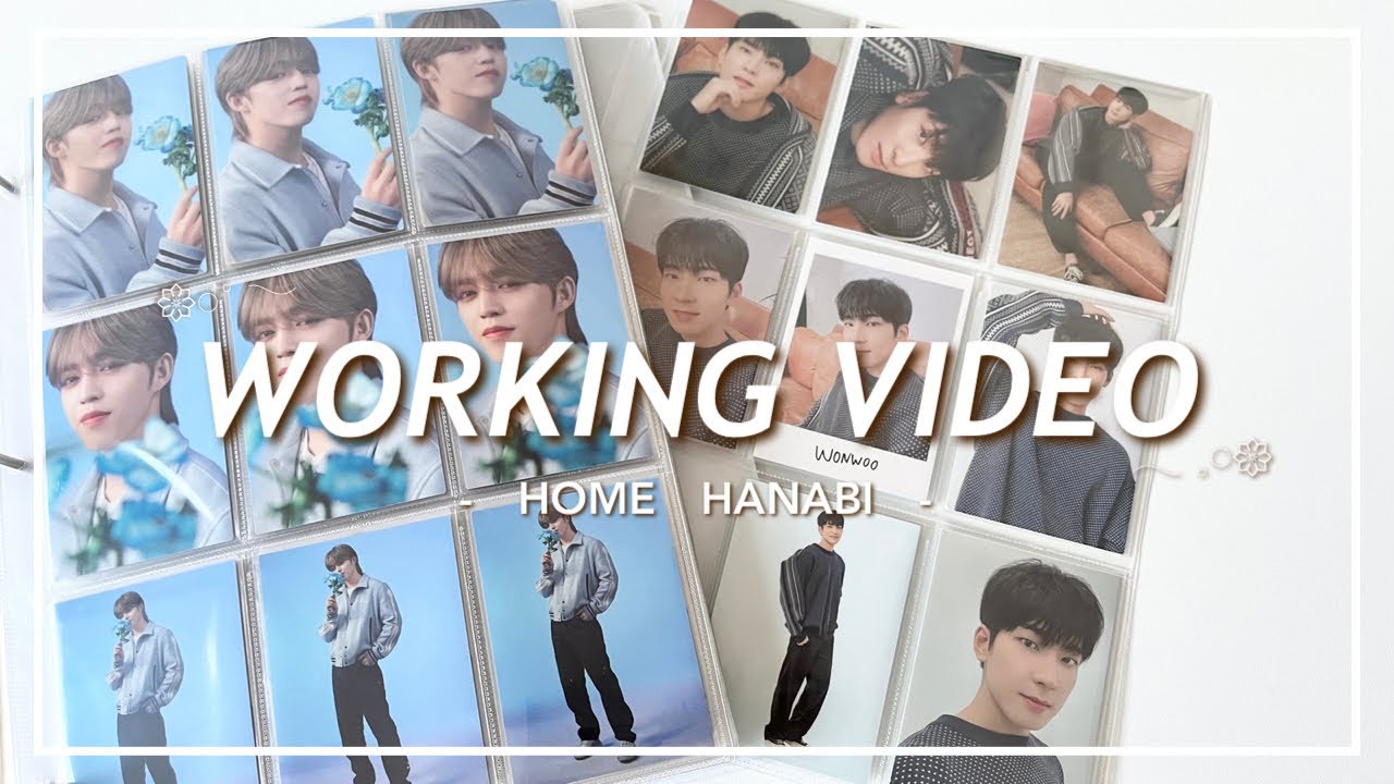 SEVENTEEN ￤ working video 🪔￤ HOME HANABIトレカ整理・収納