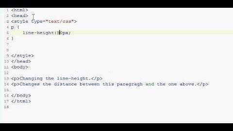 1 minute tutorials - CSS changing line-height