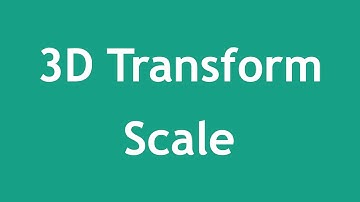 [ Css3 In Arabic ] #17 - 3D Transform - Scale 3D