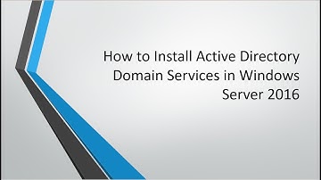 Lab-01 || How to Install Active Directory Domain Services in Windows Server 2016