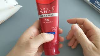 Colgate optic white renewal toothpaste dentist review
