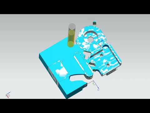 AI기반(Generative design)제품 최적화 예시-1(캠가공)