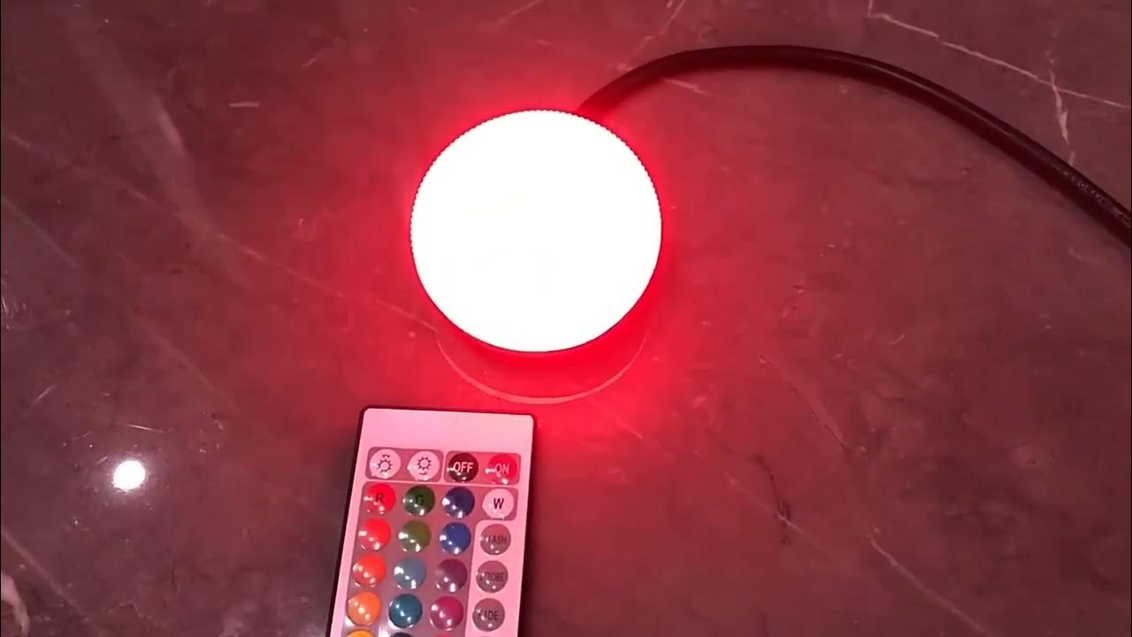 RGB GX53 Led Bulb - YouTube
