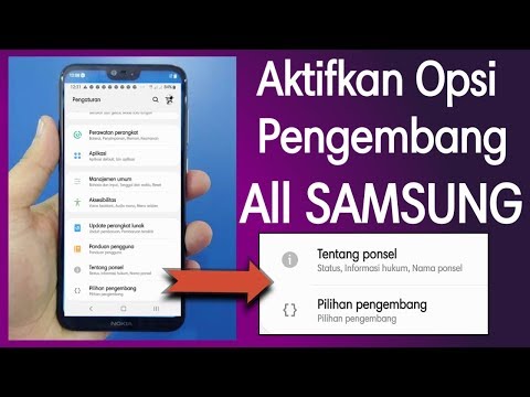 Cara aktifkan opsi pengembang semua SAMSUNG & Merk Hp lainnya