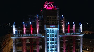 Palazzo Berlam lights up for Generali 190