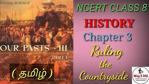 NCERT - History - class 8 - Chapter 3 - TAMIL(UPSC/TNPSC)