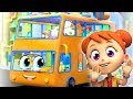 The Wheels On The Bus | Bus Song | Nursery Rhymes For Children