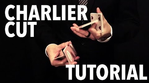 Cardistry for Beginners: One-handed Cuts - Charlier Cut Tutorial