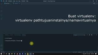 Django Noob - 01 - Membuat Virtual Environment Python Django di Windows 10