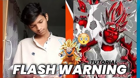 Flash warning⚠️ anime video via Android || Tiktok Flash Warning Tutorial ⚠️ EASY STEPS !!!