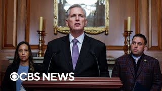 House Speaker Kevin McCarthy speaks to reporters as government shutdown nears | full video
