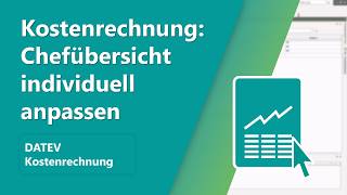 Kostenrechnung: Chefübersicht individuell anpassen